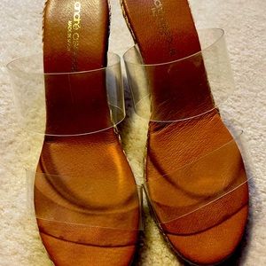 New Andre Assous size 38 espadrilles (worn once!)